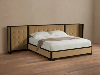 Darien Extended Box-Tufted Shelter Bed