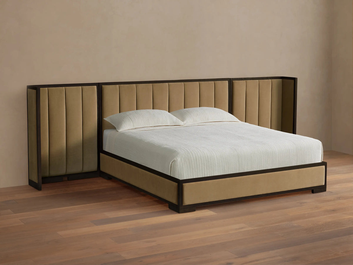 Darien Extended Channel-Stitched Shelter Bed