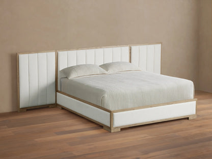 Darien Extended Channel-Stitched Panel Bed