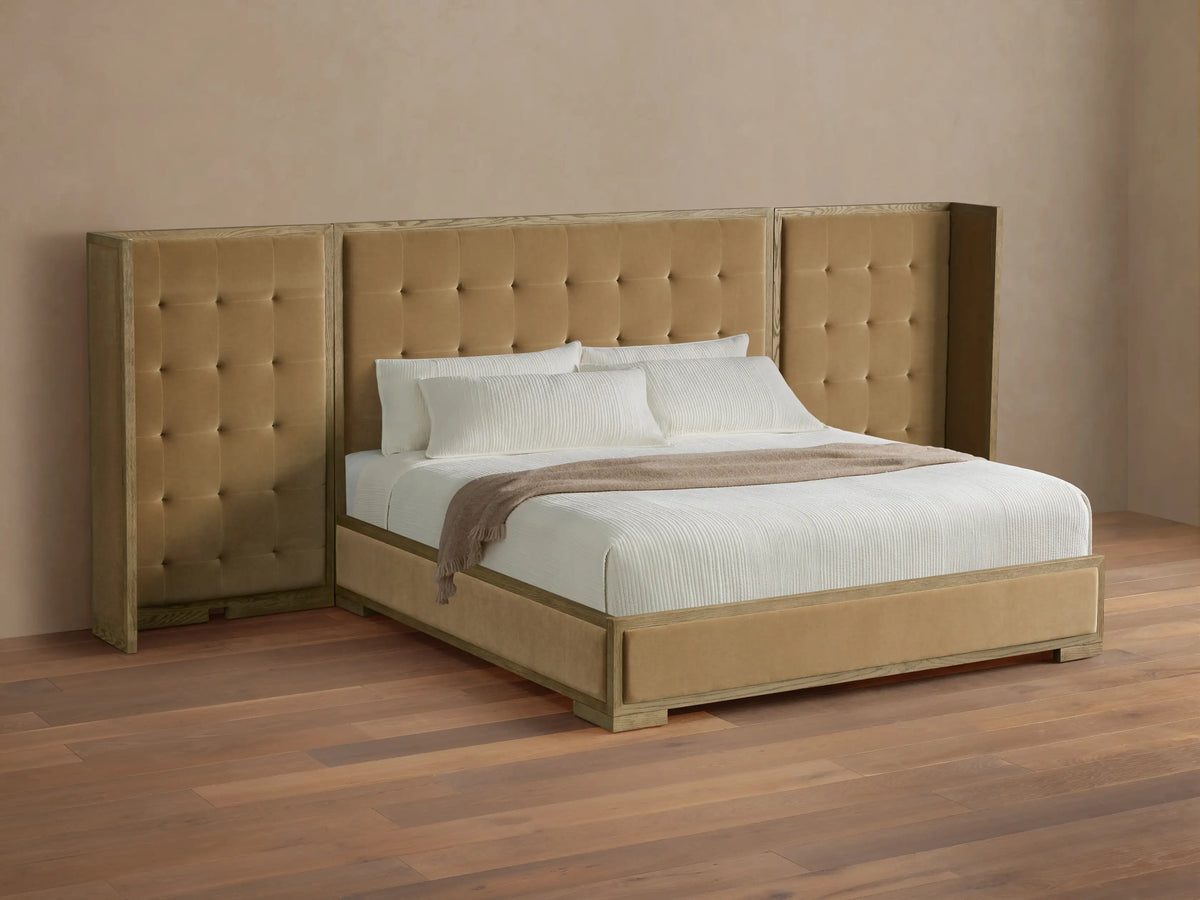 Darien Extended Box-Tufted Shelter Bed