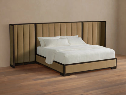 Darien Extended Channel-Stitched Shelter Bed