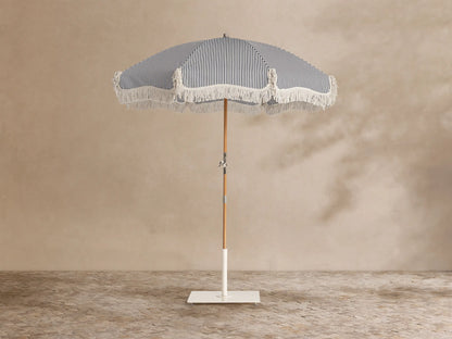 Bondi Fringe Beach Umbrella with Classic Base