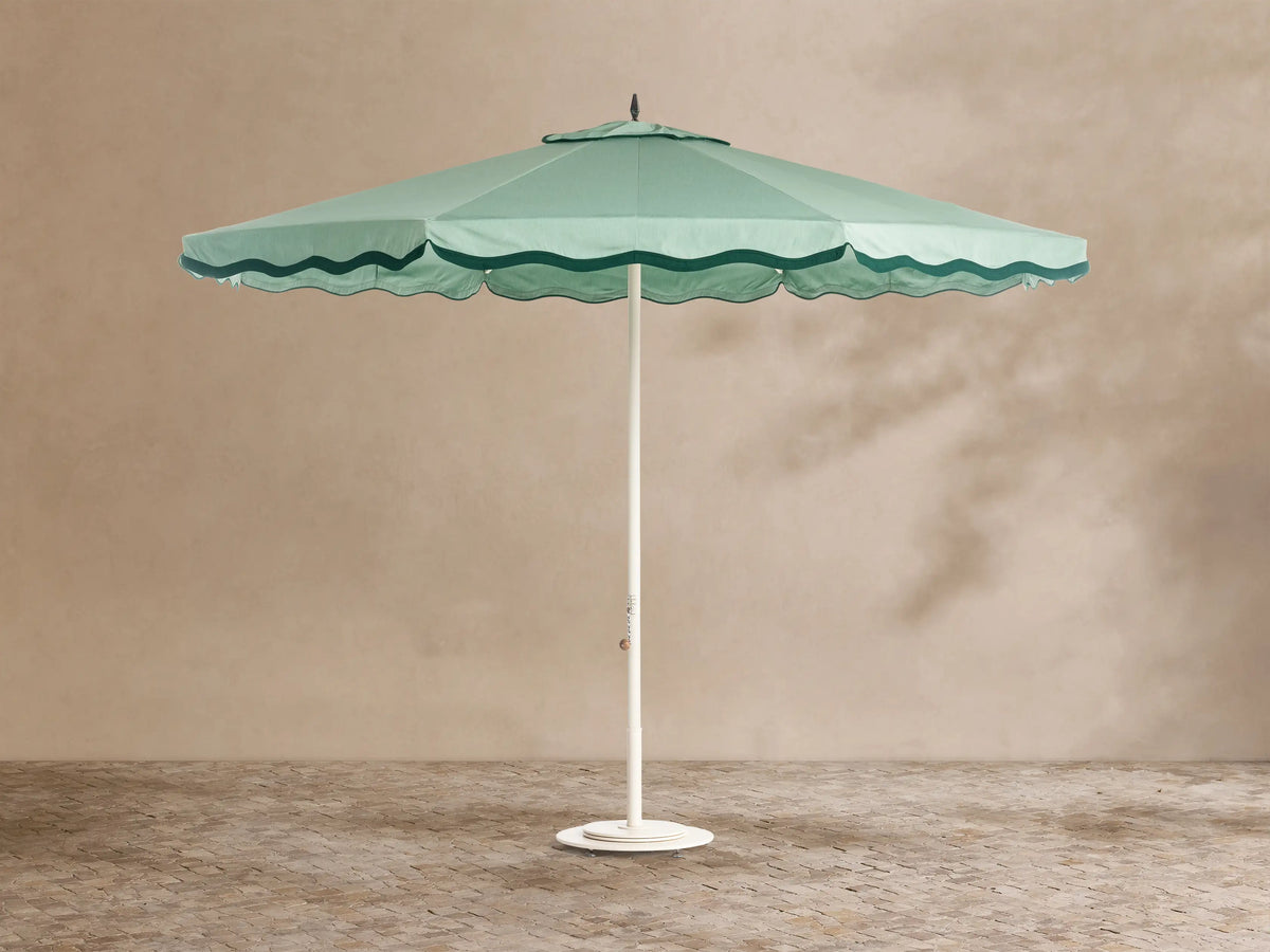 Marbella Umbrella with Rivie Canopy and Round Base