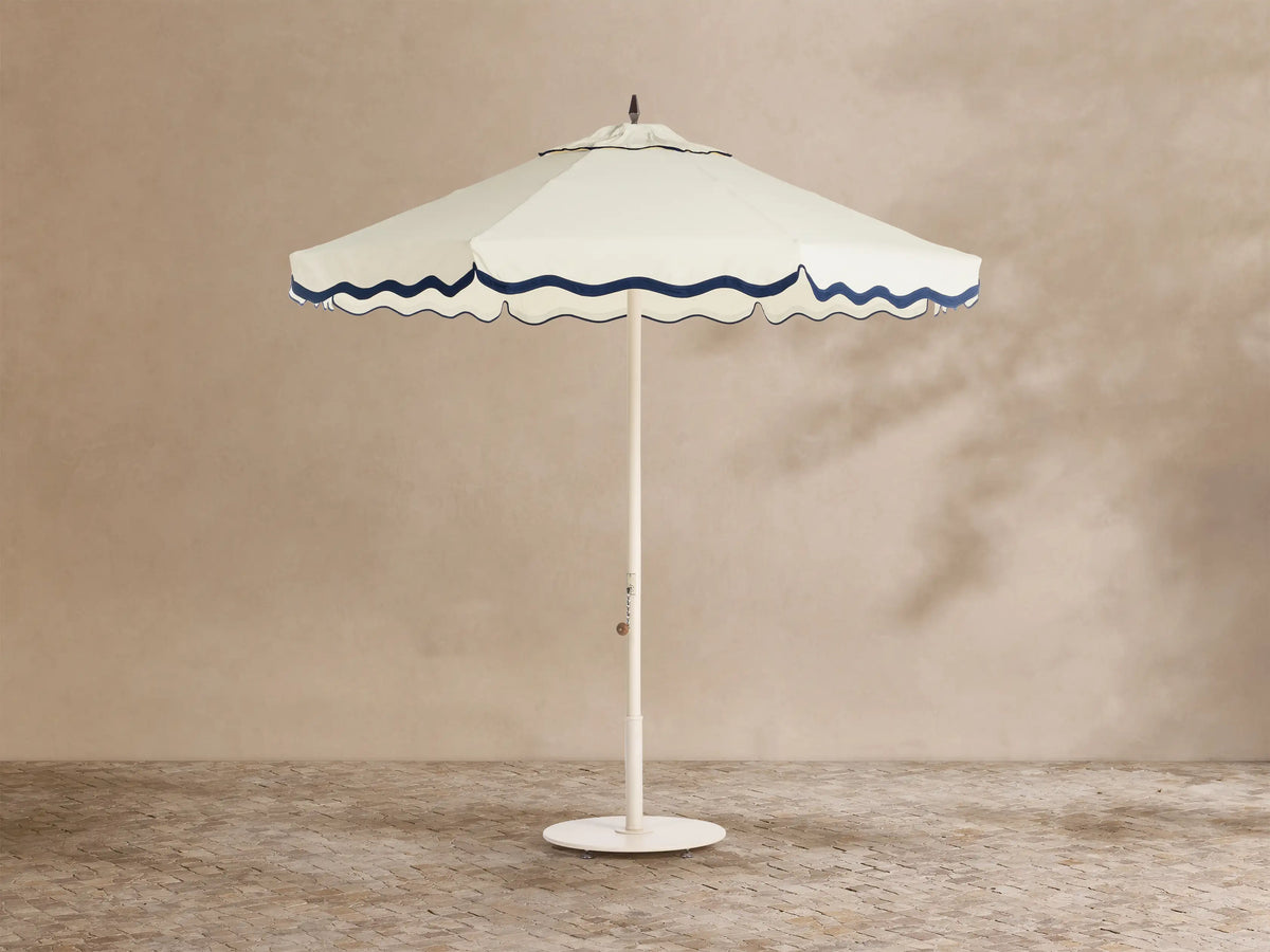 Marbella Umbrella with Rivie Canopy and Round Base