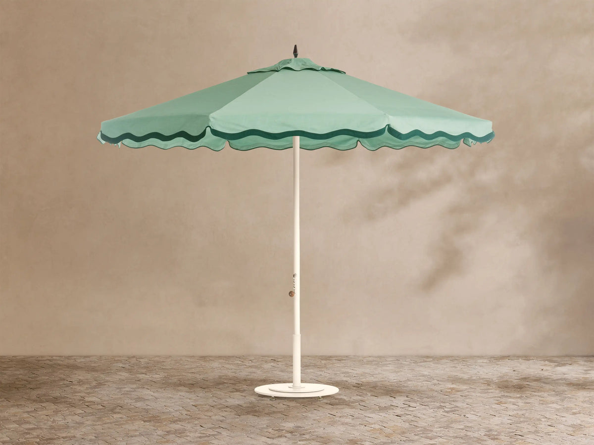 Marbella Umbrella with Rivie Canopy and Round Base