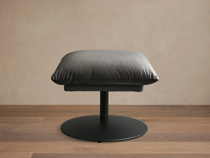 Deacon Leather Ottoman