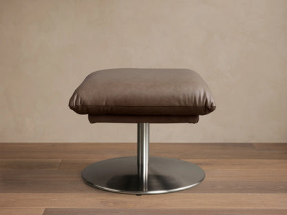 Deacon Leather Ottoman