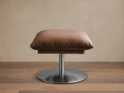 Deacon Leather Ottoman