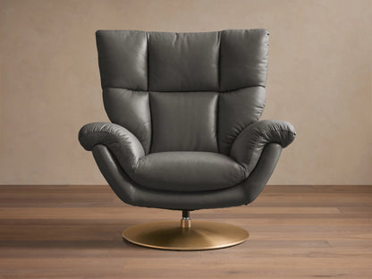 Deacon Leather Swivel Recliner