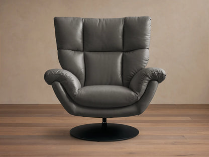 Deacon Leather Swivel Recliner