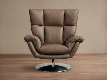 Deacon Leather Swivel Recliner
