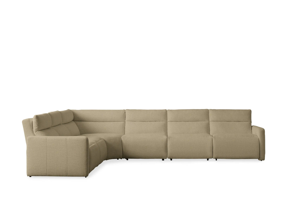Rowland Tailored Six-Piece Motion Sectional
