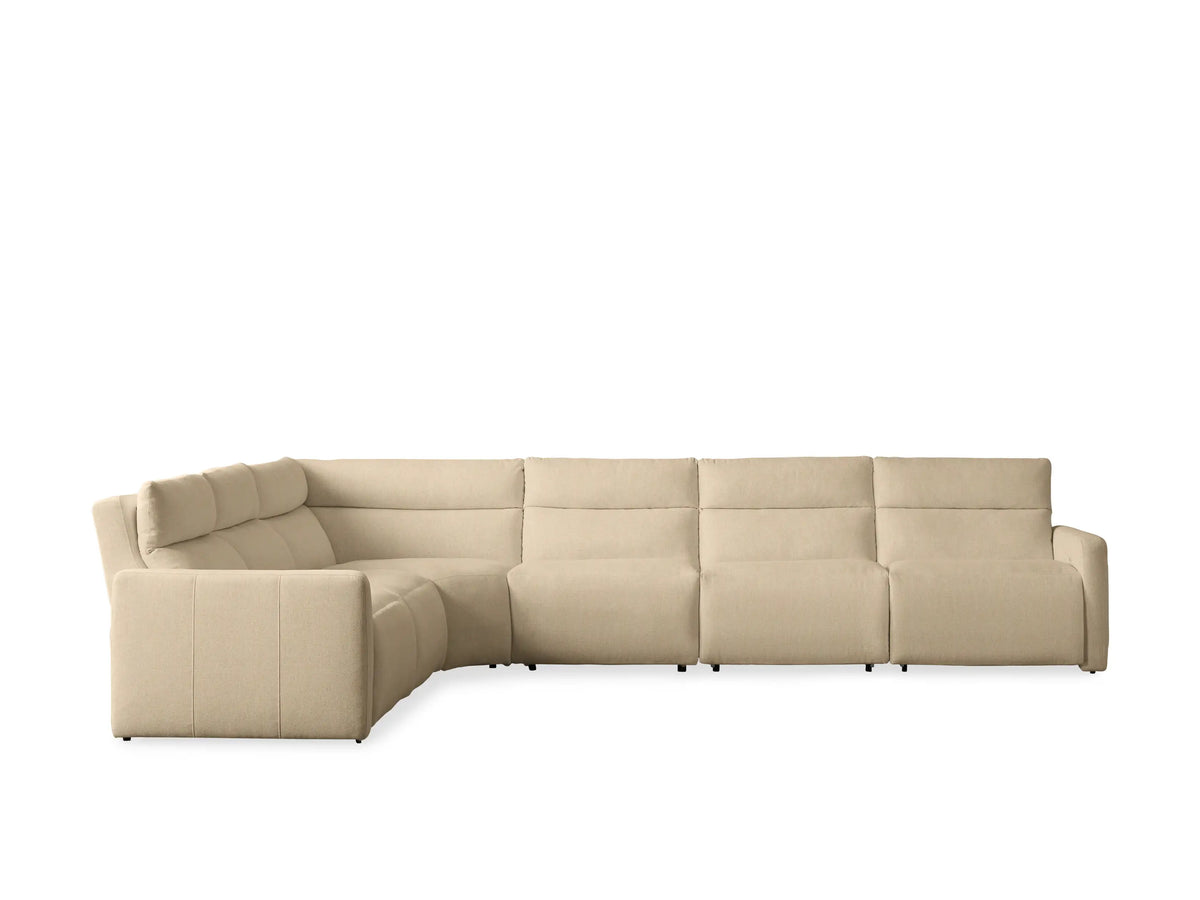 Rowland Tailored Six-Piece Motion Sectional