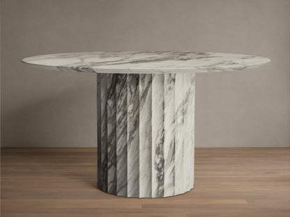 Danae Round Stone Dining Table