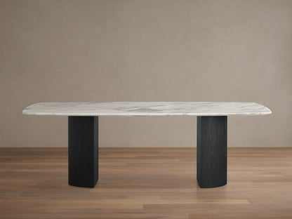 Saint Germain Stone Dining Table with Dauphine Base