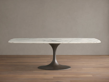 Saint Germain Stone Dining Table with Launette Base