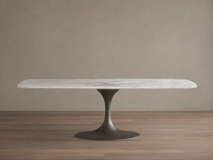 Saint Germain Stone Dining Table with Launette Base