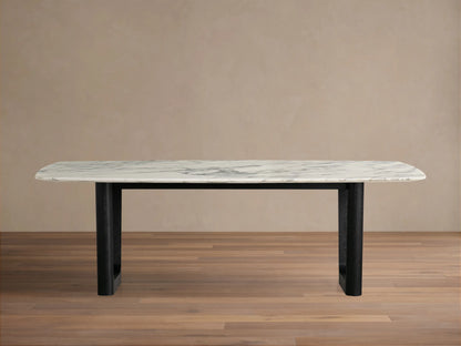 Saint Germain Stone Dining Table with Rennes Base