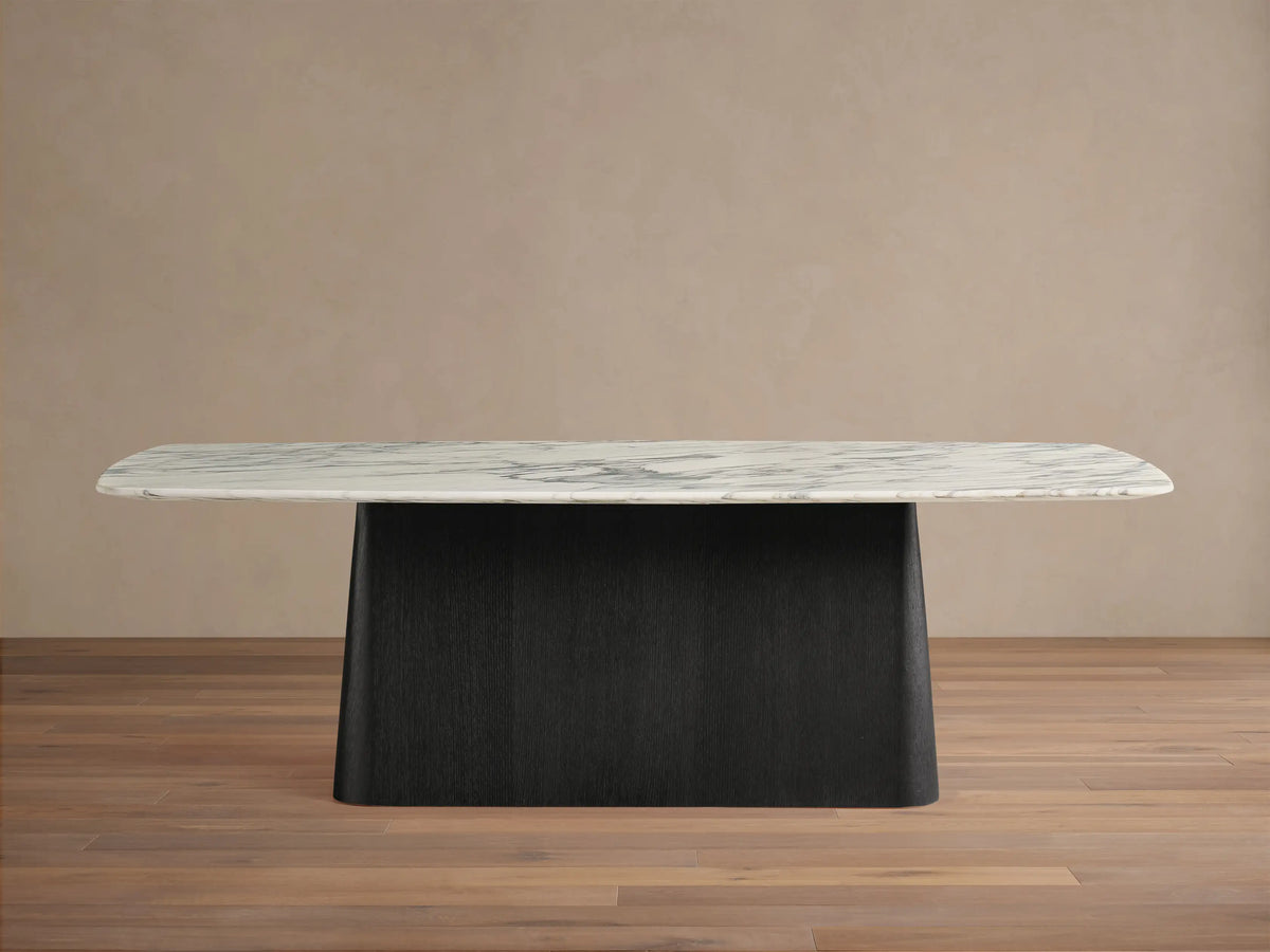 Saint Germain Stone Dining Table with Toulouse Base