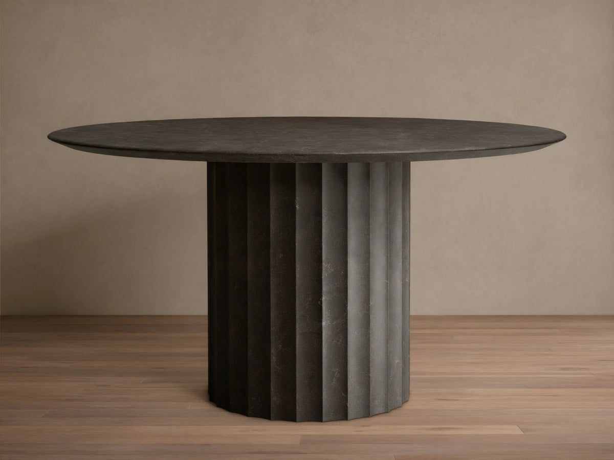 Danae Round Stone Dining Table