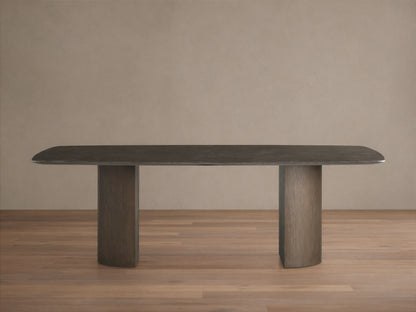 Saint Germain Stone Dining Table with Dauphine Base
