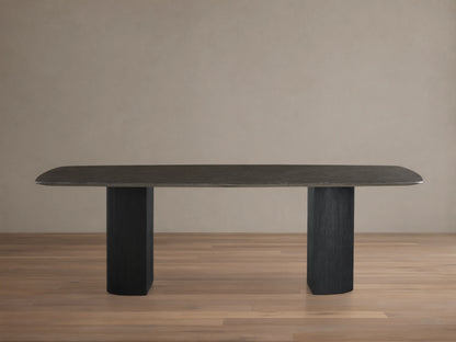 Saint Germain Stone Dining Table with Dauphine Base