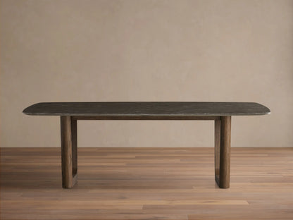 Saint Germain Stone Dining Table with Rennes Base