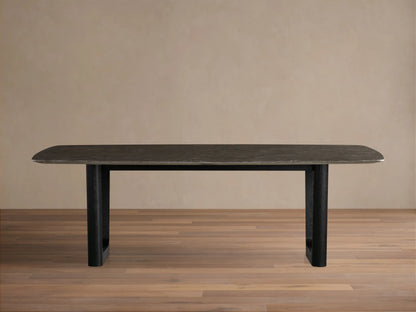 Saint Germain Stone Dining Table with Rennes Base