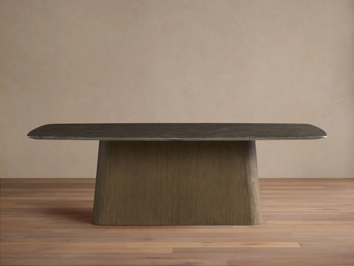 Saint Germain Stone Dining Table with Toulouse Base