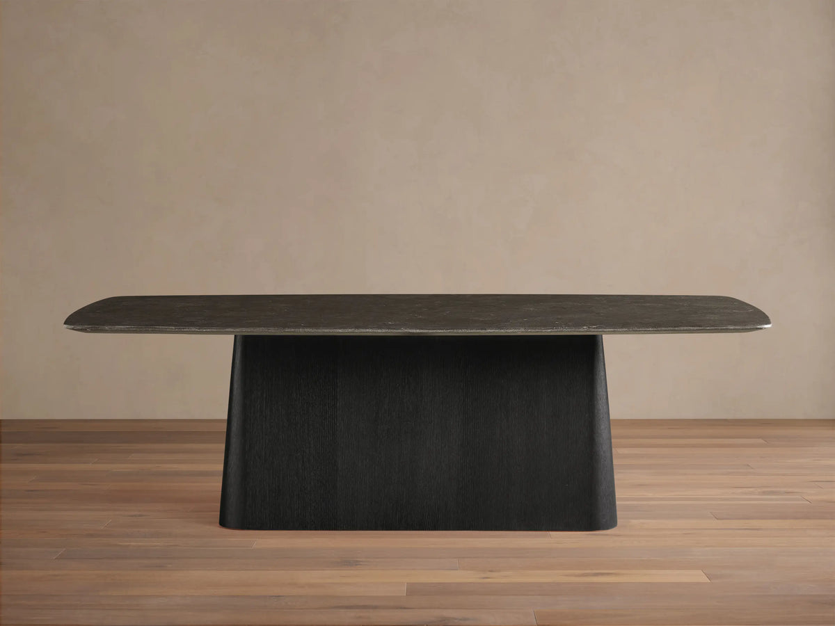 Saint Germain Stone Dining Table with Toulouse Base