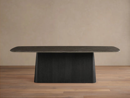 Saint Germain Stone Dining Table with Toulouse Base