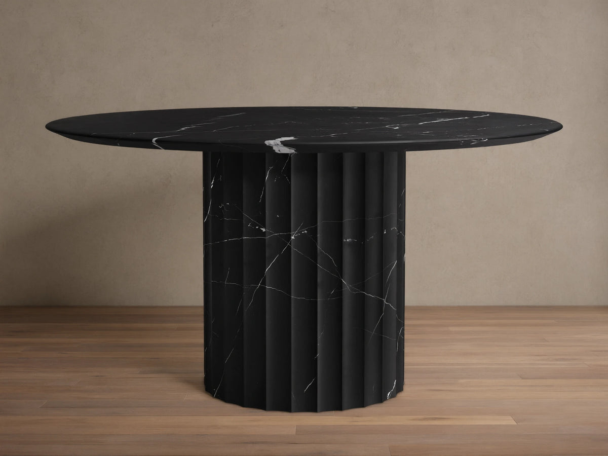Danae Round Stone Dining Table