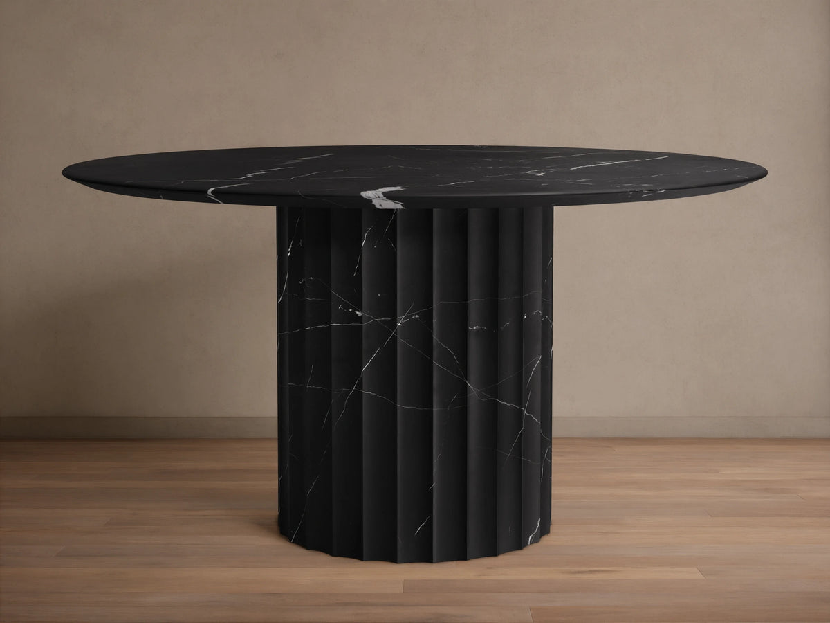 Danae Round Stone Dining Table