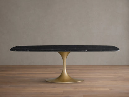 Saint Germain Stone Dining Table with Launette Base