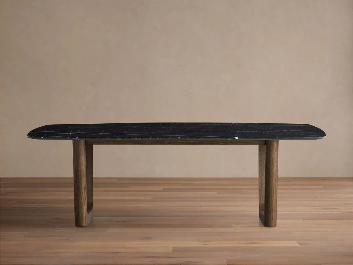 Saint Germain Stone Dining Table with Rennes Base