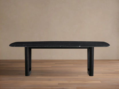 Saint Germain Stone Dining Table with Rennes Base