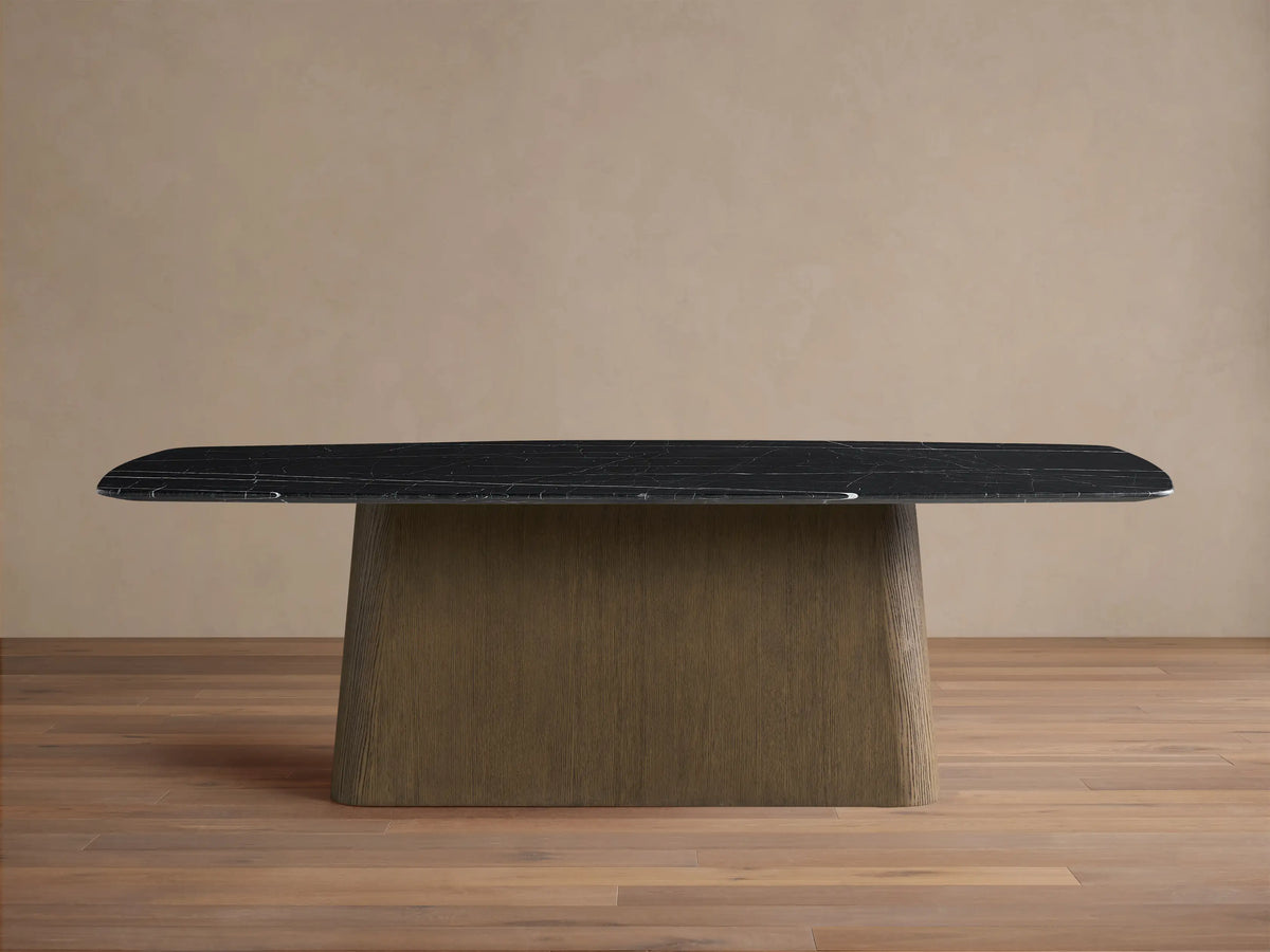 Saint Germain Stone Dining Table with Toulouse Base