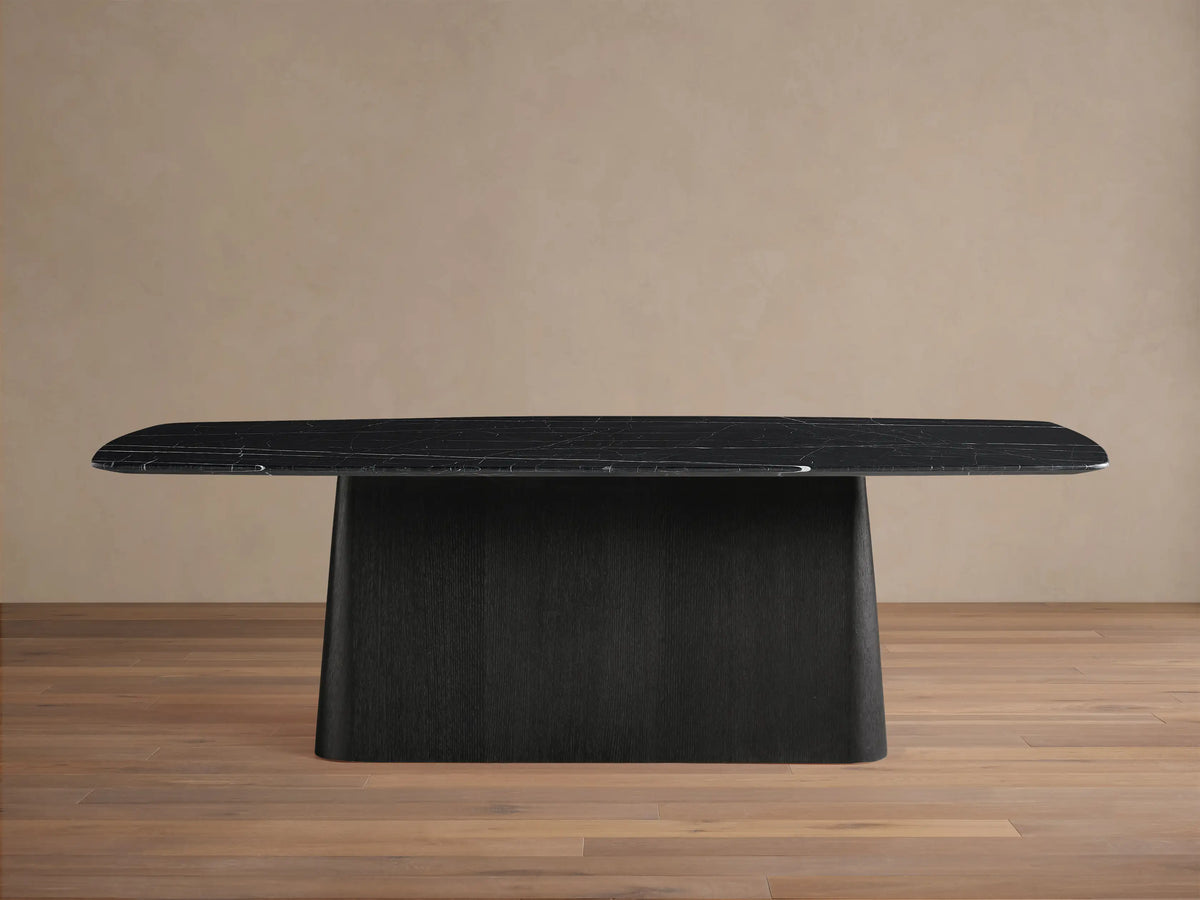 Saint Germain Stone Dining Table with Toulouse Base