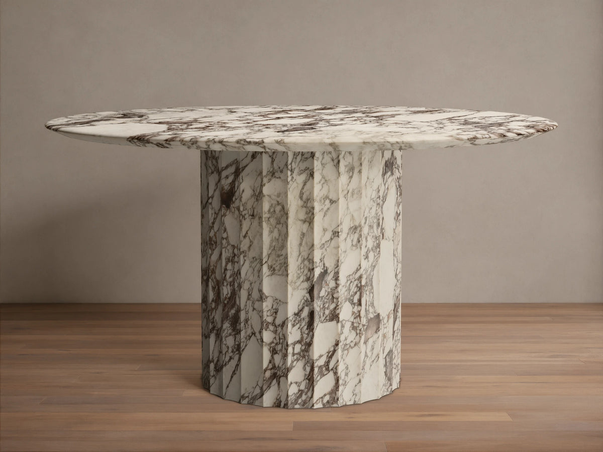 Danae Round Stone Dining Table