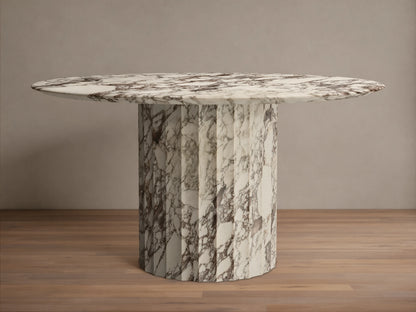 Danae Round Stone Dining Table