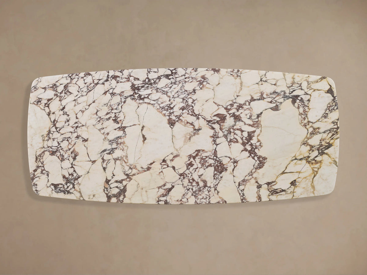 Saint Germain Stone Dining Table with Rennes Base