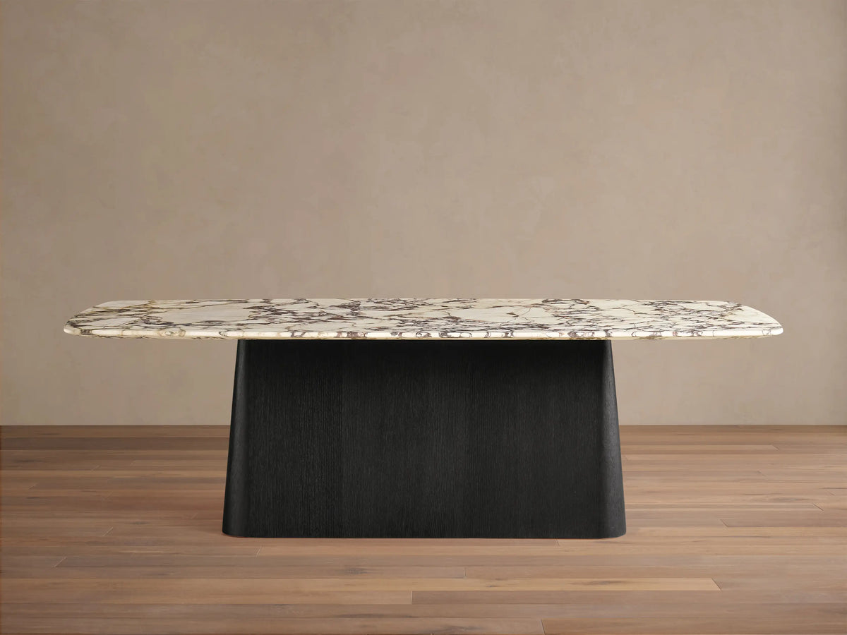 Saint Germain Stone Dining Table with Toulouse Base