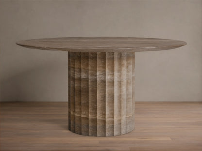 Danae Round Stone Dining Table