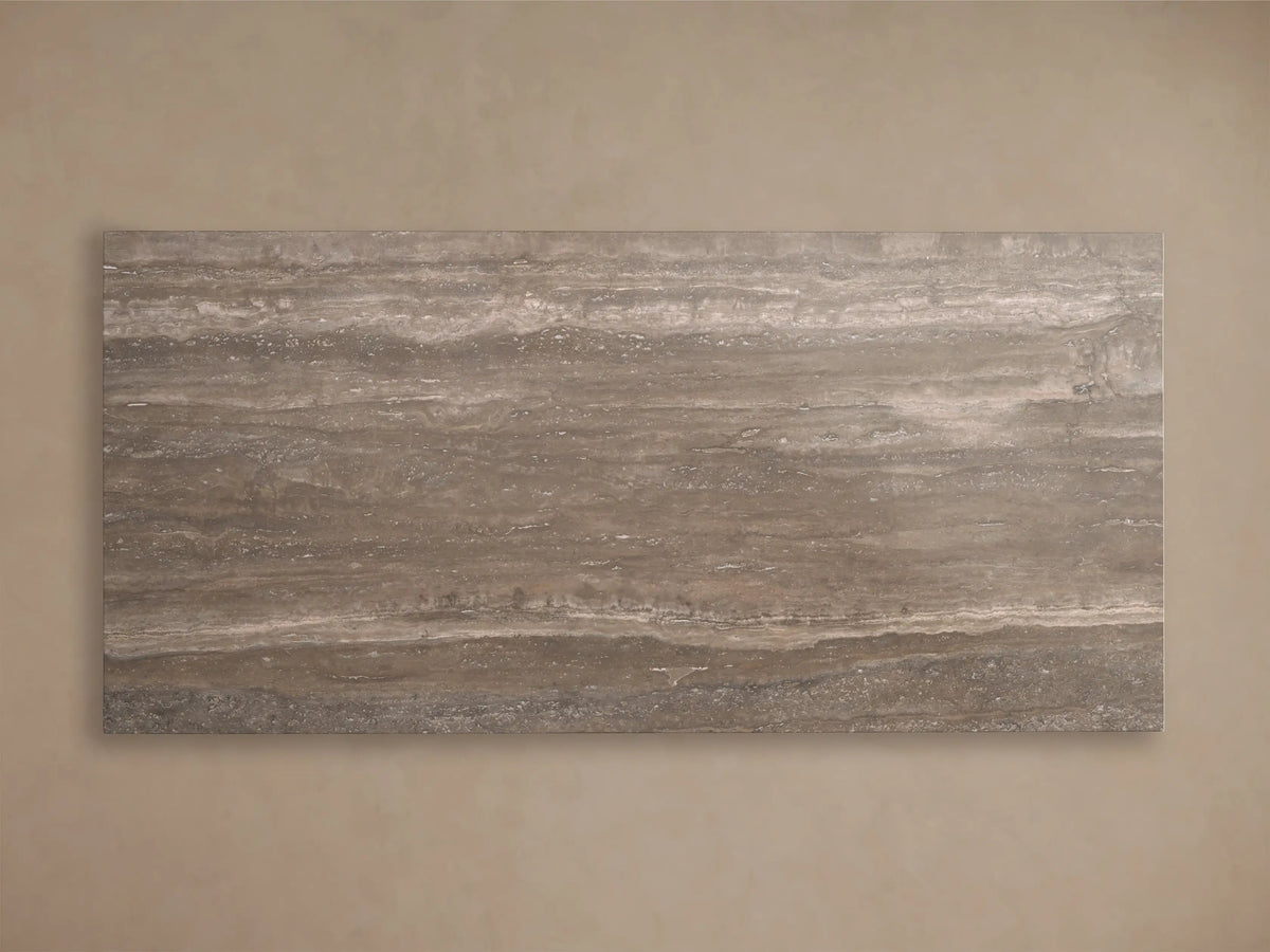Ilaria 84" Rectangle Table in Grey Travertine (2 of 2)