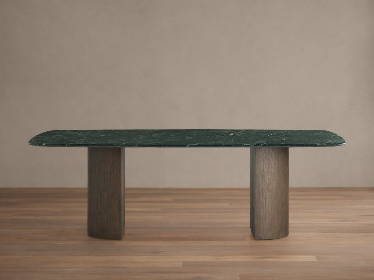 Saint Germain Stone Dining Table with Dauphine Base