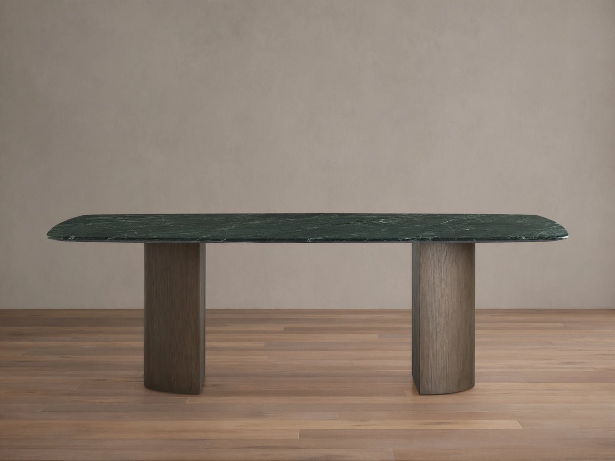 Saint Germain Stone Dining Table with Dauphine Base