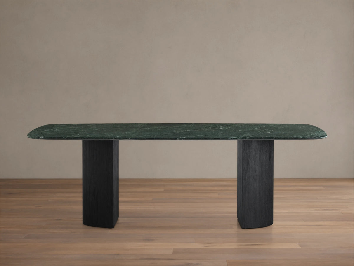 Saint Germain Stone Dining Table with Dauphine Base