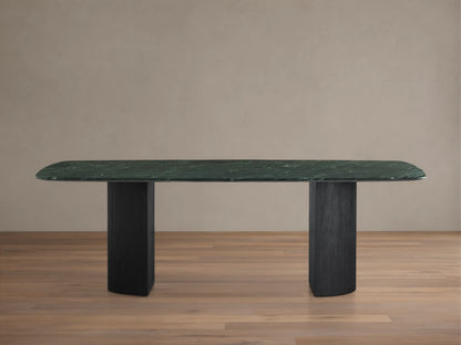 Saint Germain Stone Dining Table with Dauphine Base