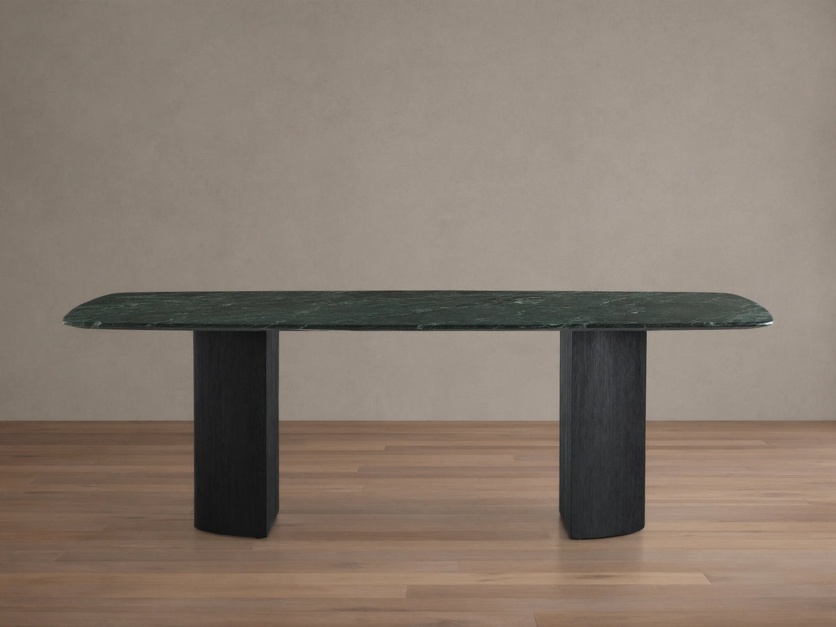 Saint Germain Stone Dining Table with Dauphine Base