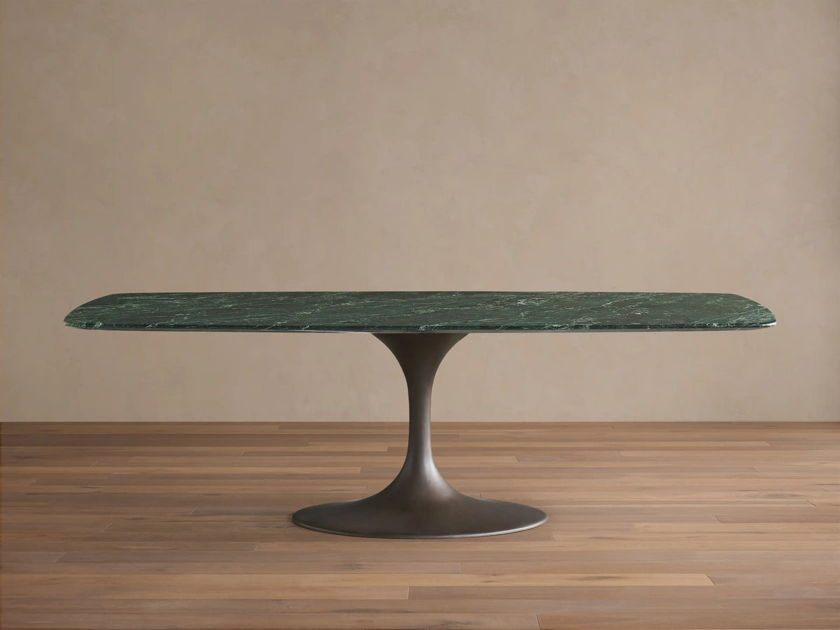 Saint Germain Stone Dining Table with Launette Base